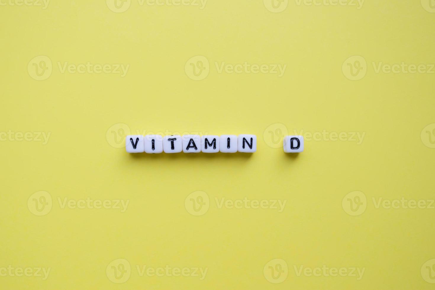 mot de vitamine d photo