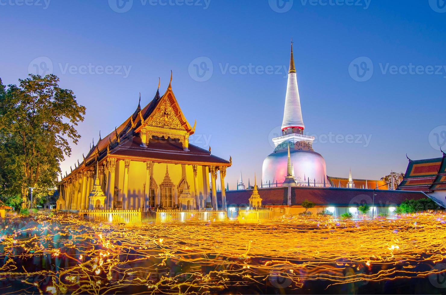 wat phra mahathat woramahawihan nakhon sri thammarat thaïlande photo