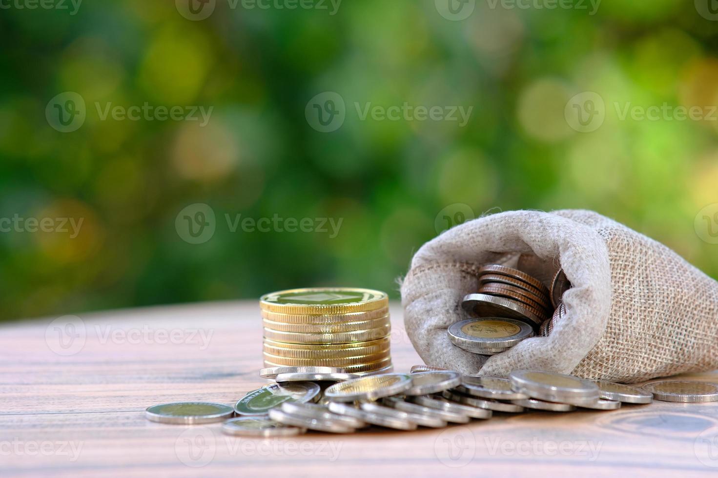 concept d'économie d'argent et entreprise de croissance financière et d'investissement photo