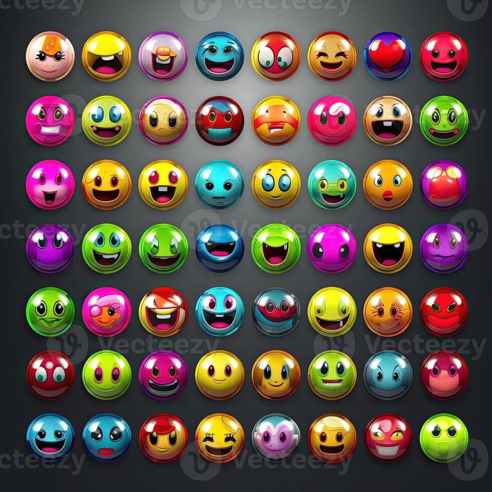 émotion emoji smiley ai généré photo