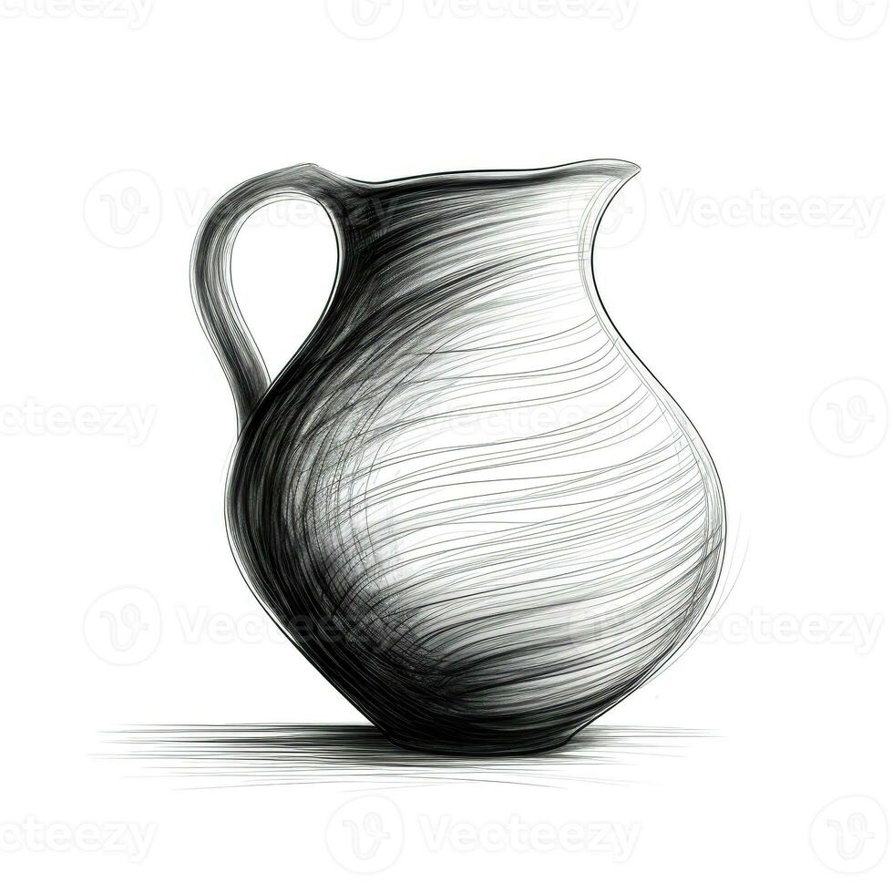 vase poterie cruche ai généré photo