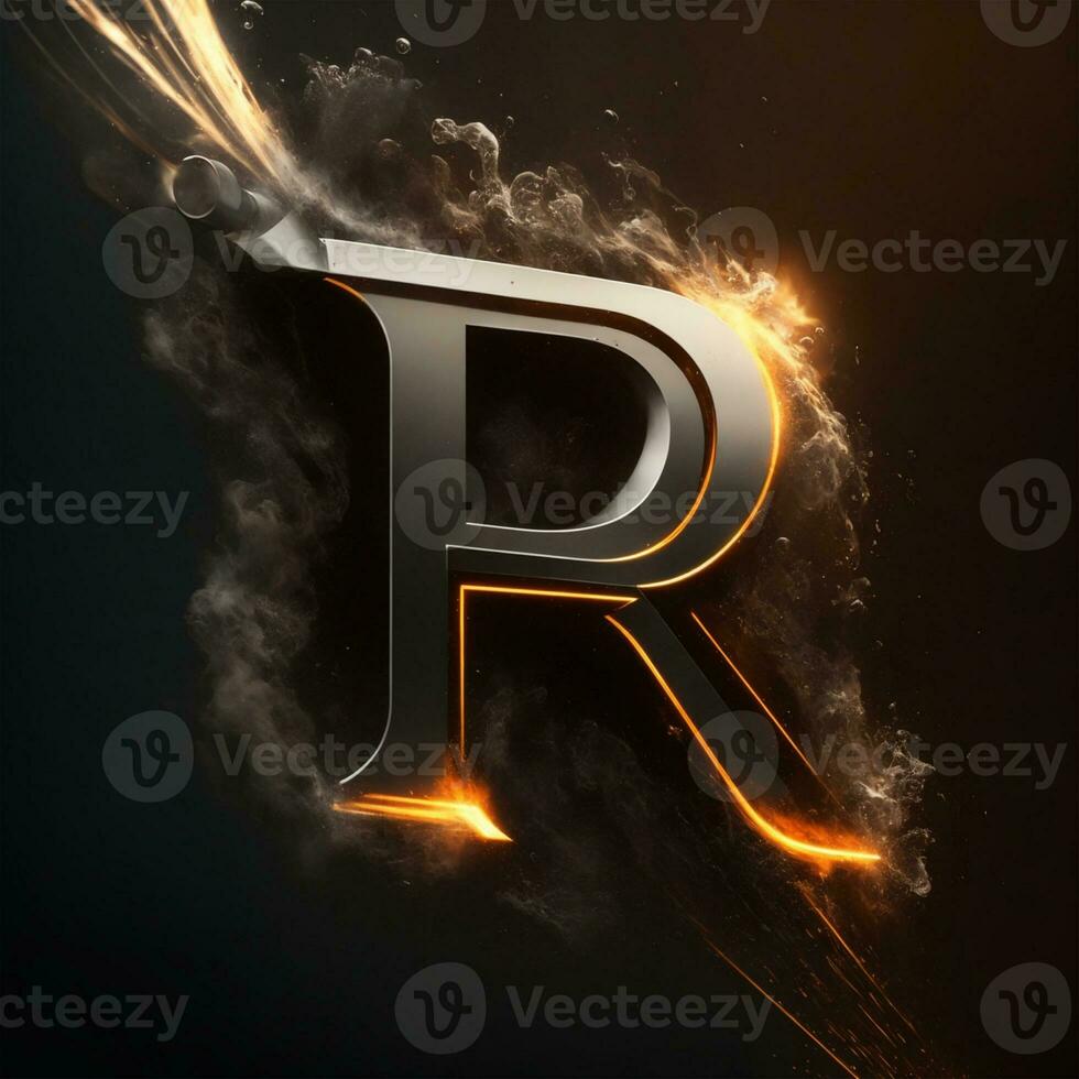 r noir et Feu logo photo