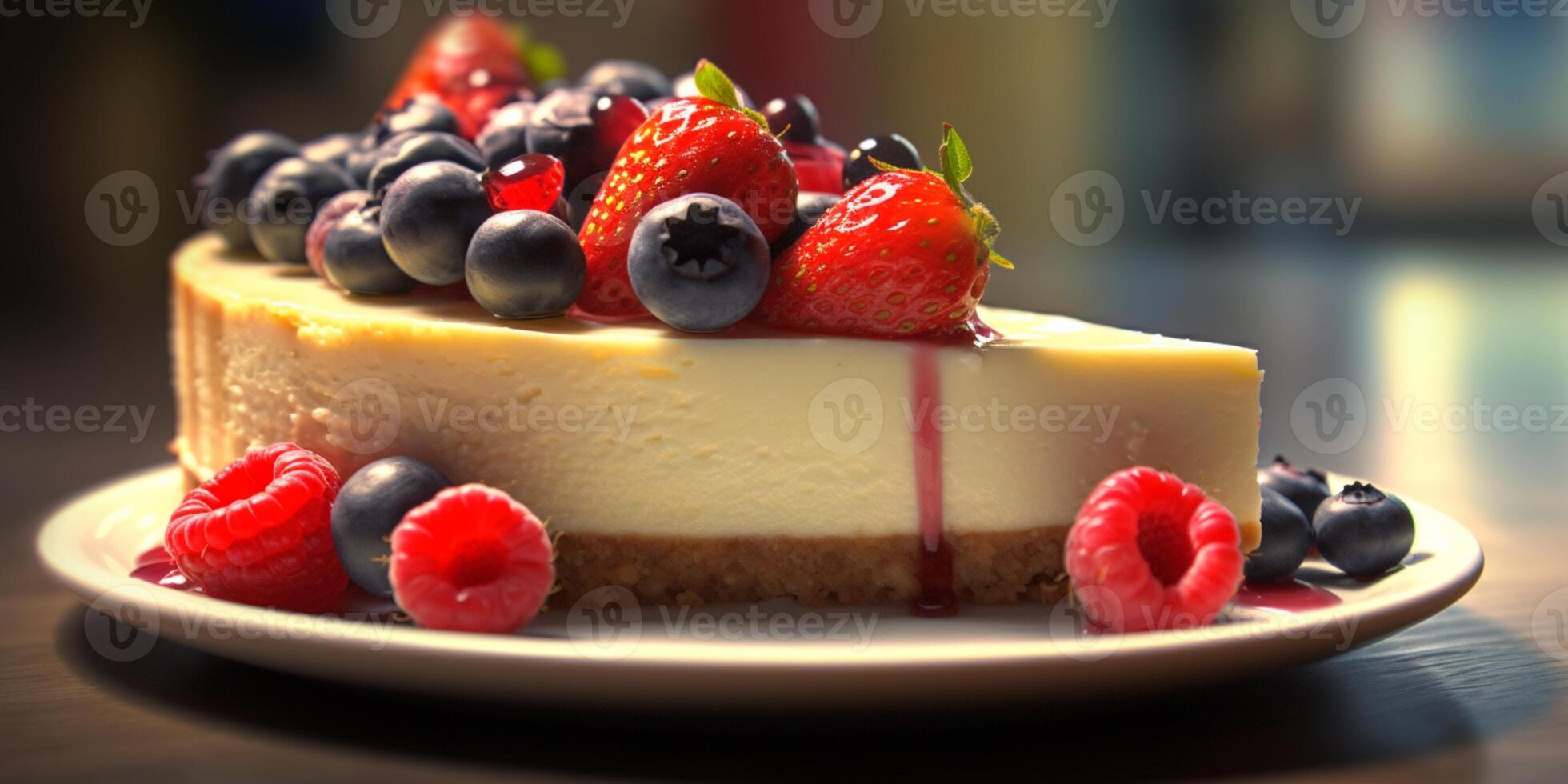 Chocolat confiture tarte Tarte flou arrière-plan, ai générer et photo