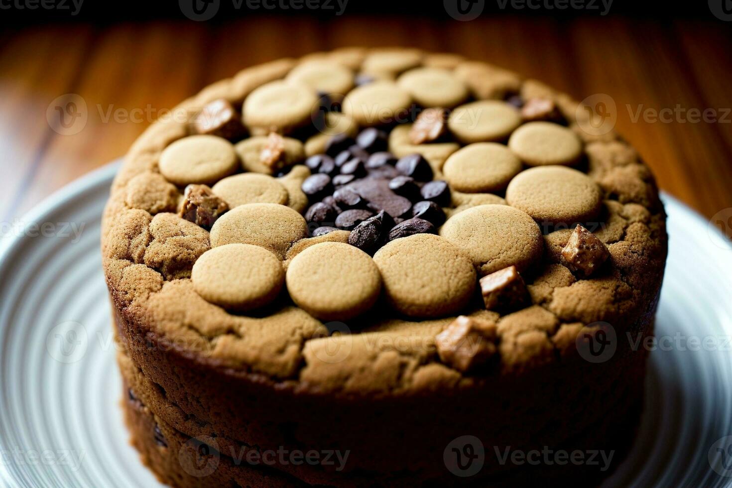 céleste goiaba gâteau biscuit une moelleux délice pour biscuit les amoureux. ai généré. photo