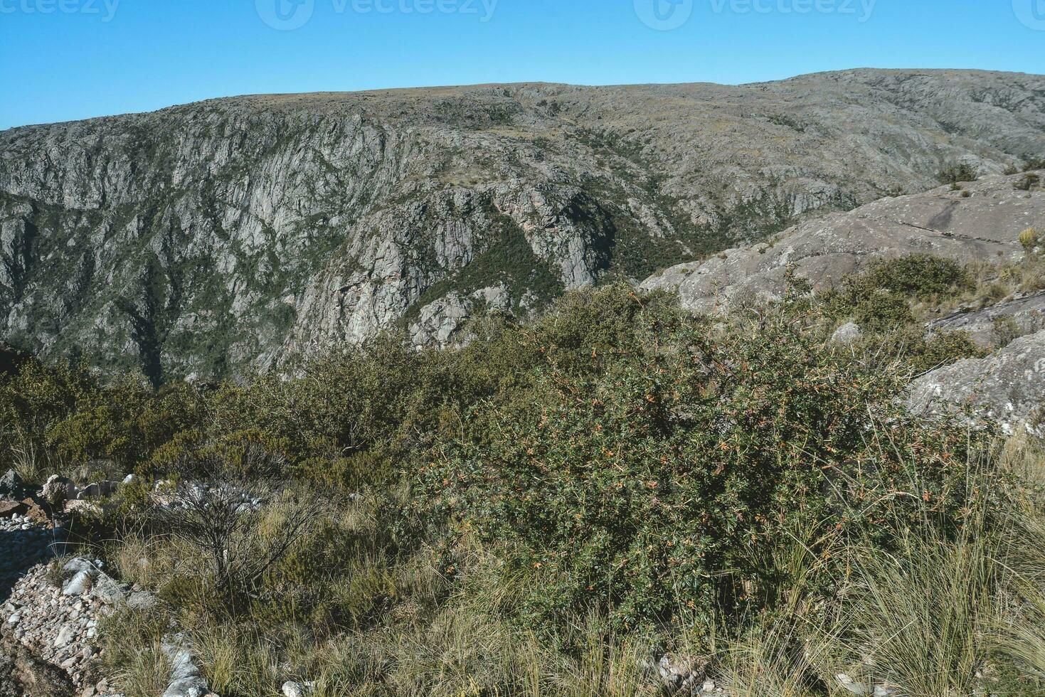 quebrada del condorito nationale parc paysage, cordoue province, Argentine photo