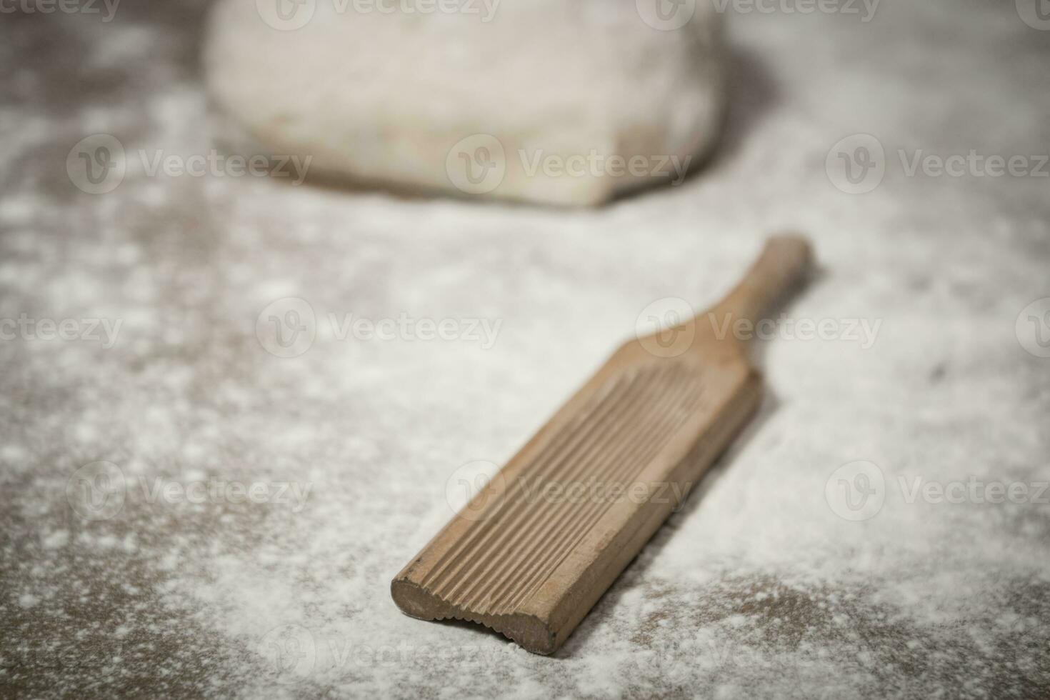 fait maison Gnocchi, traditionnel italien cuisine photo