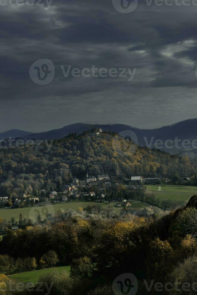 une vue de le l'automne paysage photo