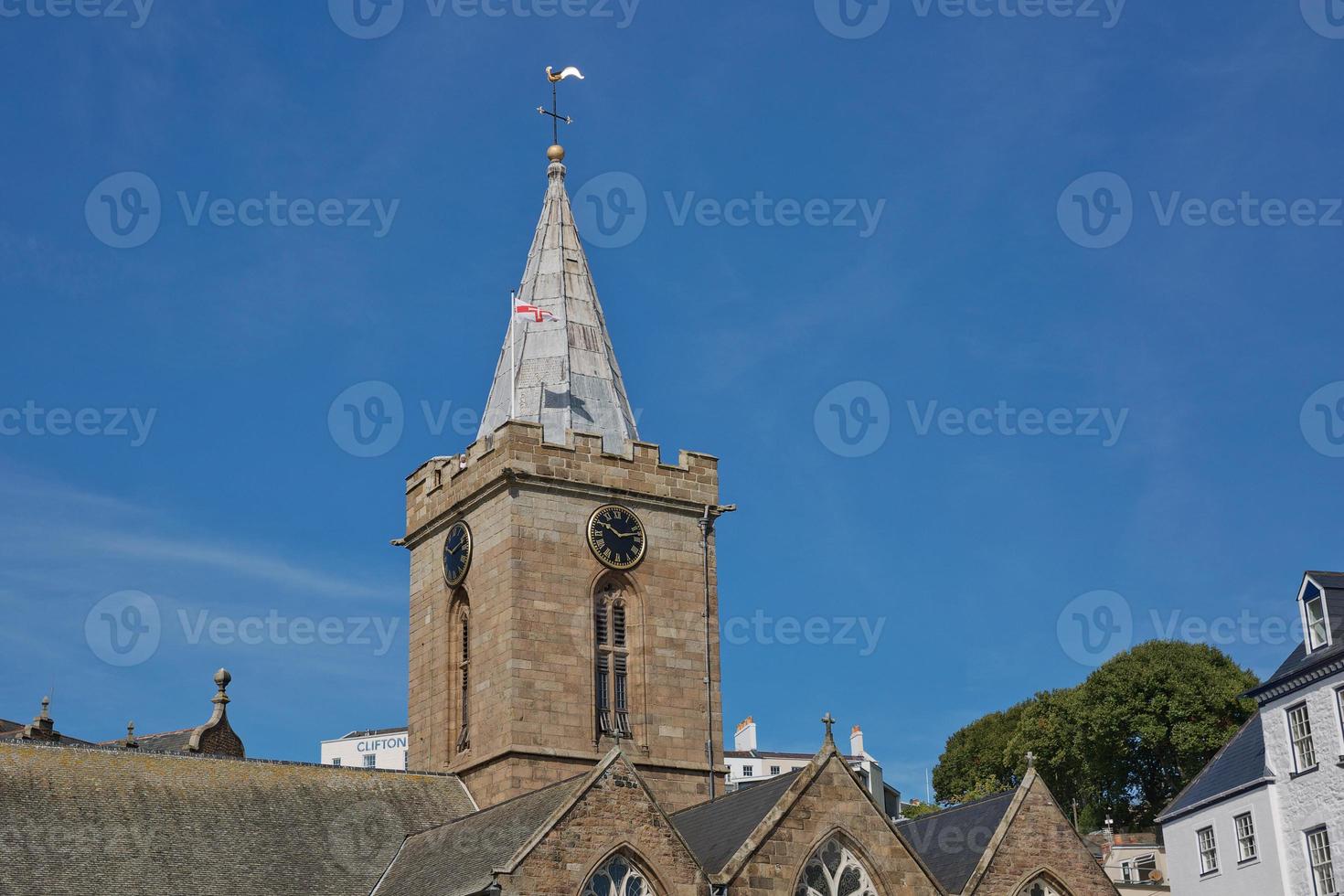 L'église de la ville de St Peter Port à Guernesey, Royaume-Uni photo