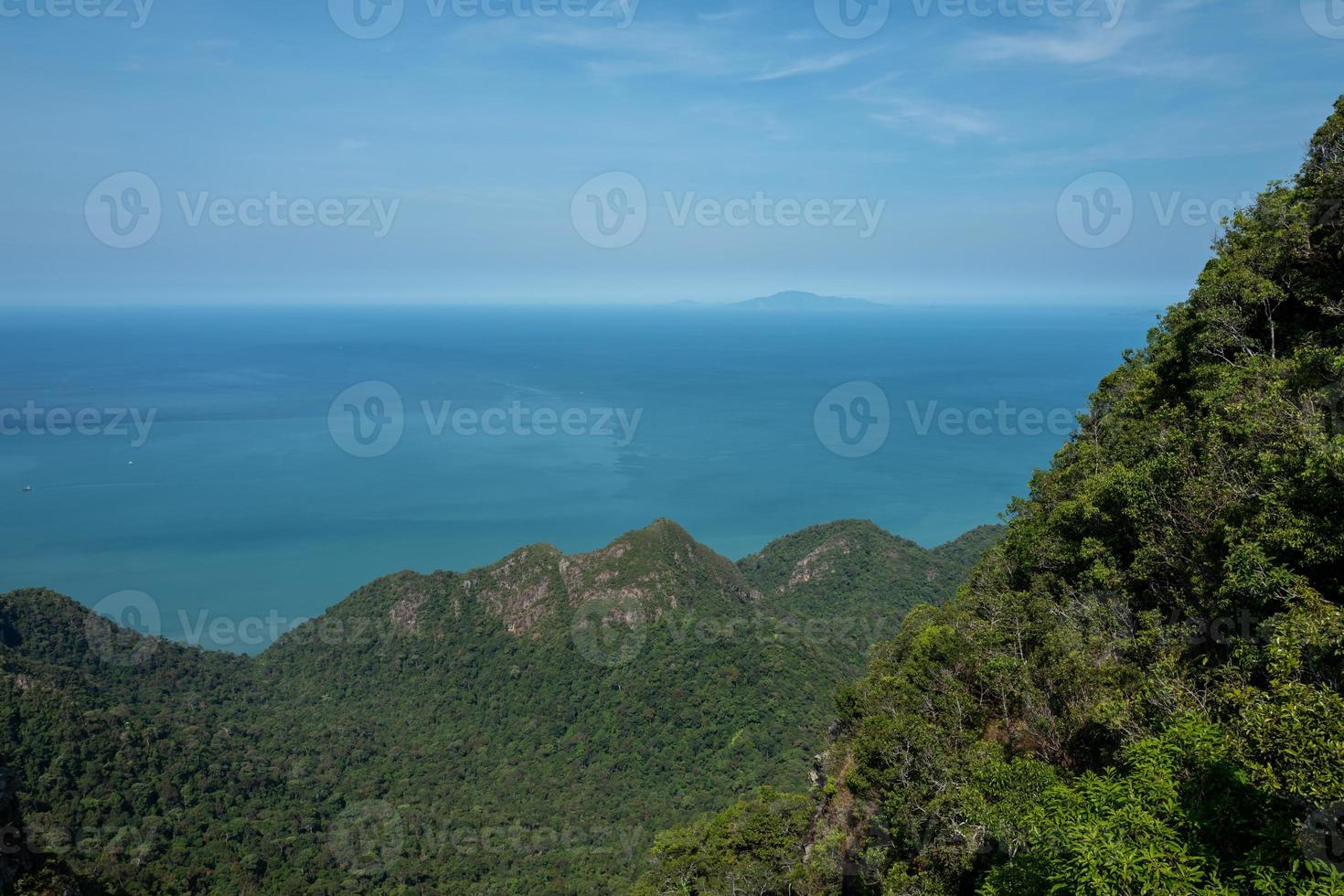 vue depuis le sommet de la zone sky cab de langkawi photo