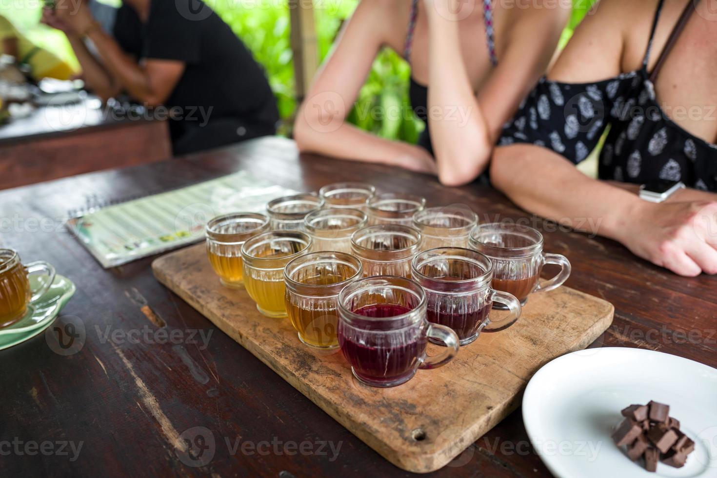 dégustation de café et thé à bali photo