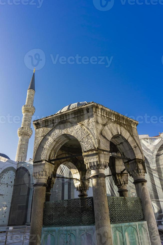 mosquée sultan ahmed mosquée bleue à istanbul turquie photo