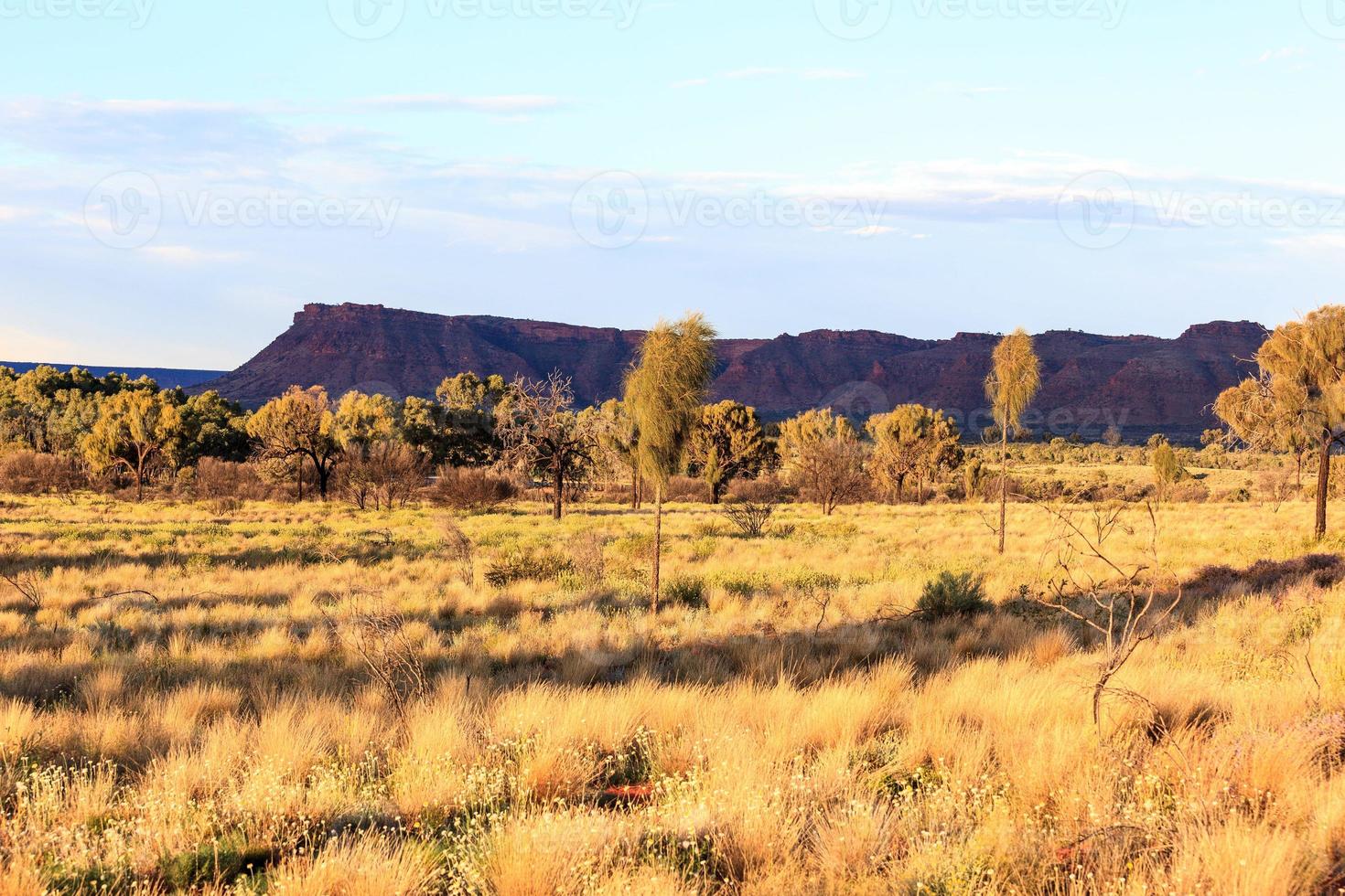 Kings Canyon au coucher du soleil territoire du nord Australie photo