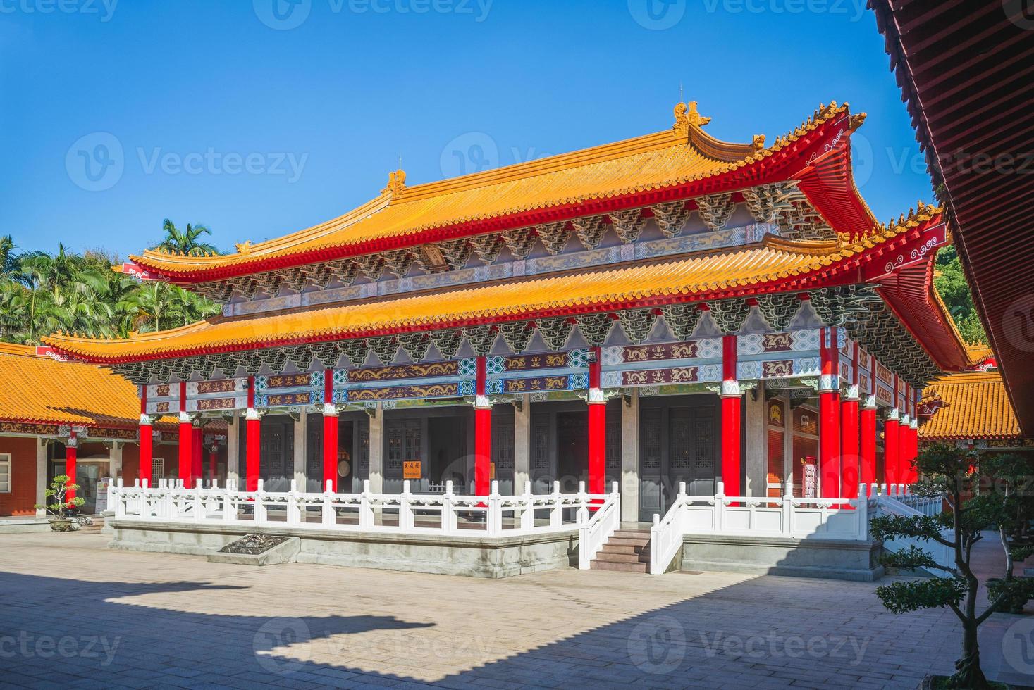 salle dacheng du temple taoyuan confucius à taïwan. photo