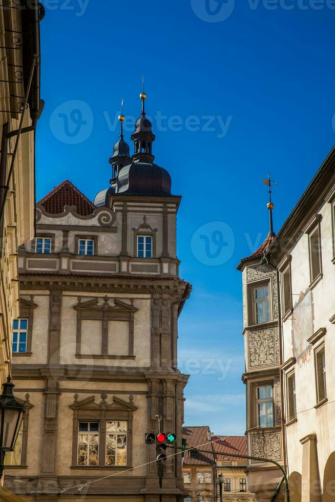 magnifique architecture de le bâtiments à Prague vieux ville photo