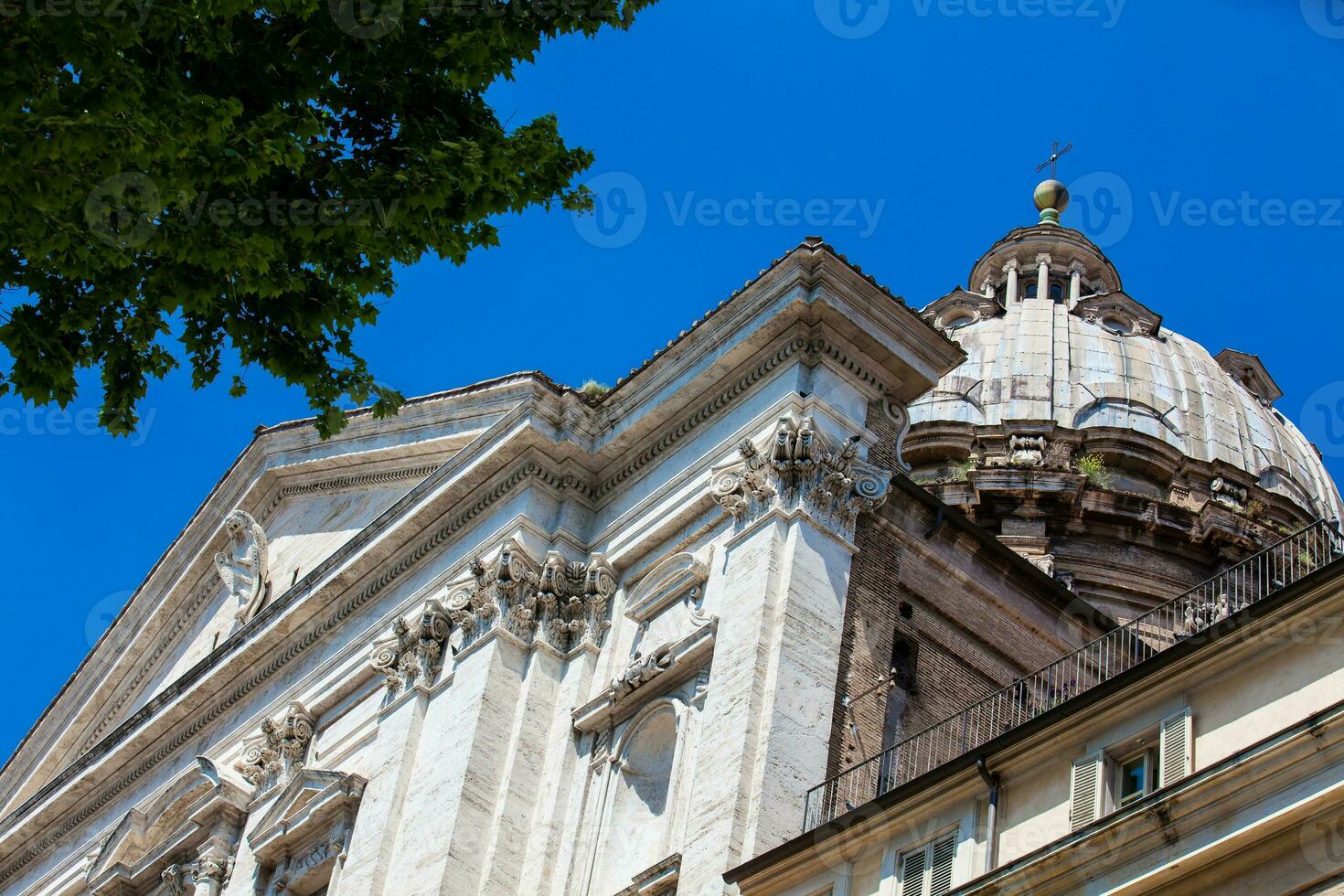 début du baroque style église de san carlo ai catinari aussi appelé santi biagio e carlo ai catinari dans Rome photo