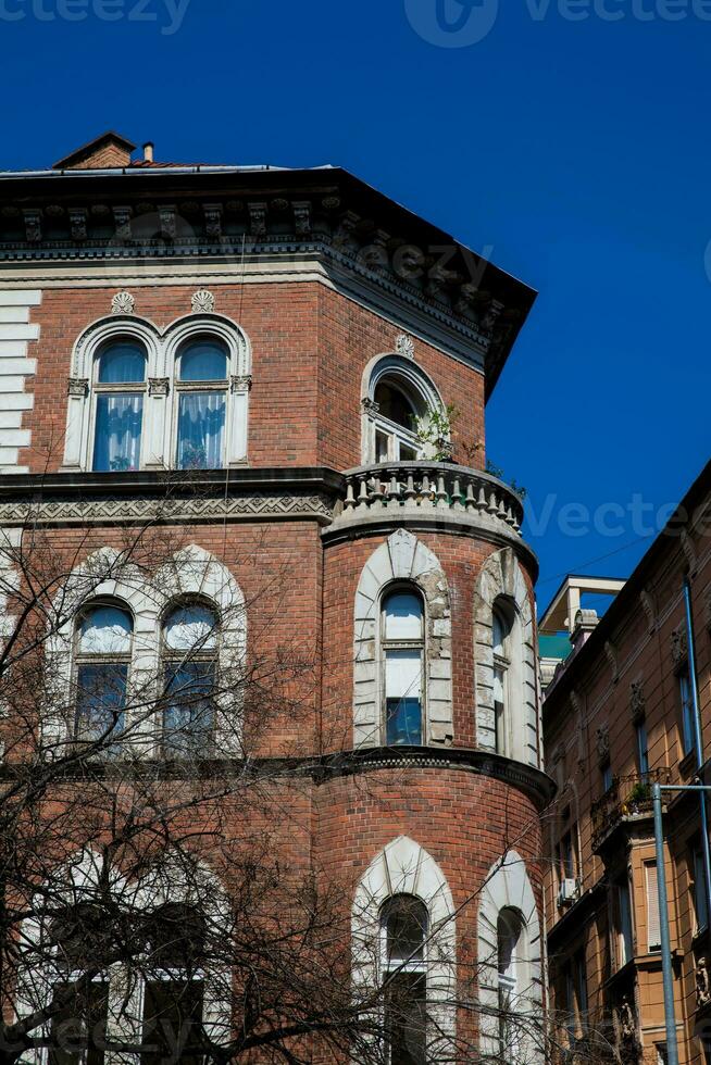 magnifique architecture de le bâtiments à Budapest ville centre photo