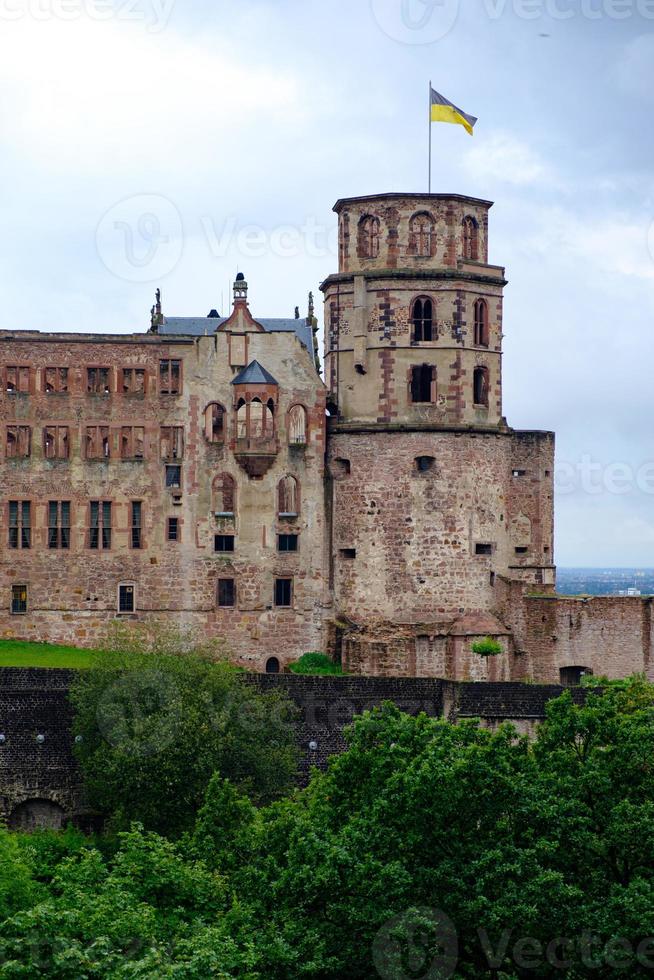 Palais de Heidelberg dans la ville médiévale de Heidelberg, Allemagne photo