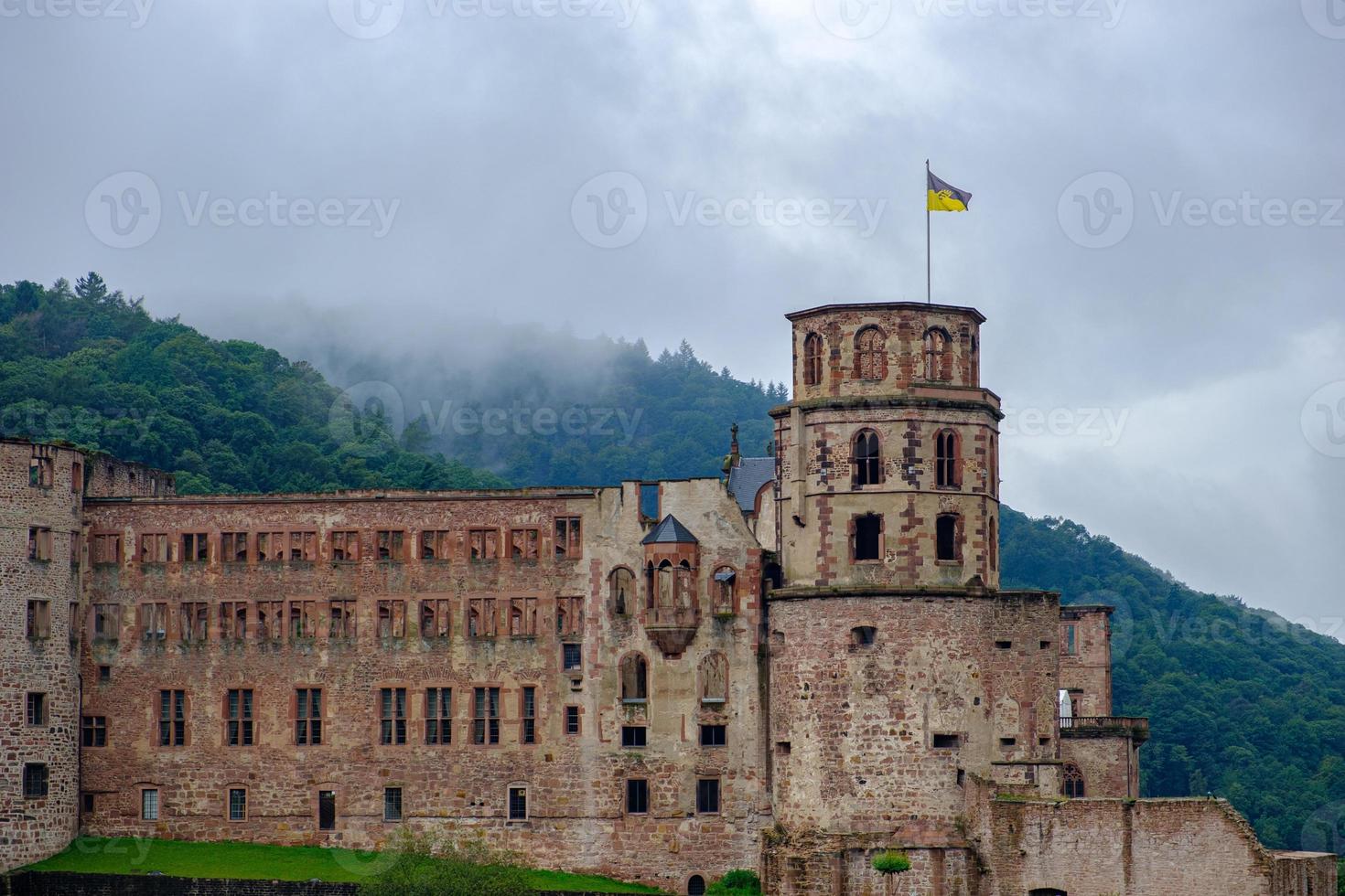 Palais de Heidelberg dans la ville médiévale de Heidelberg, Allemagne photo