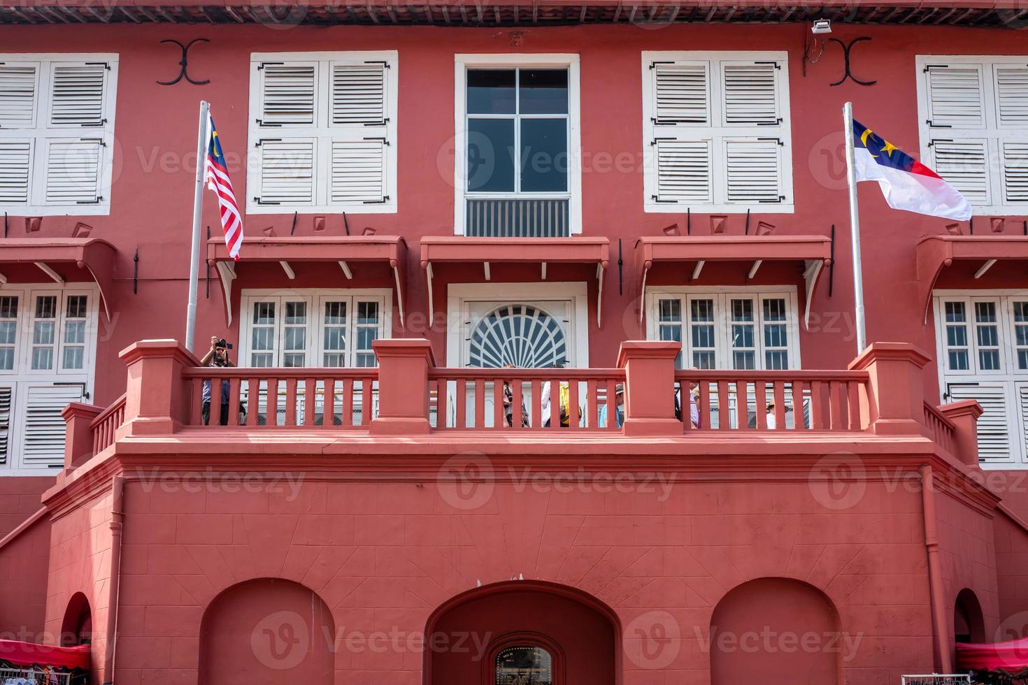 Les stadthuys à la place hollandaise à Malacca en Malaisie photo