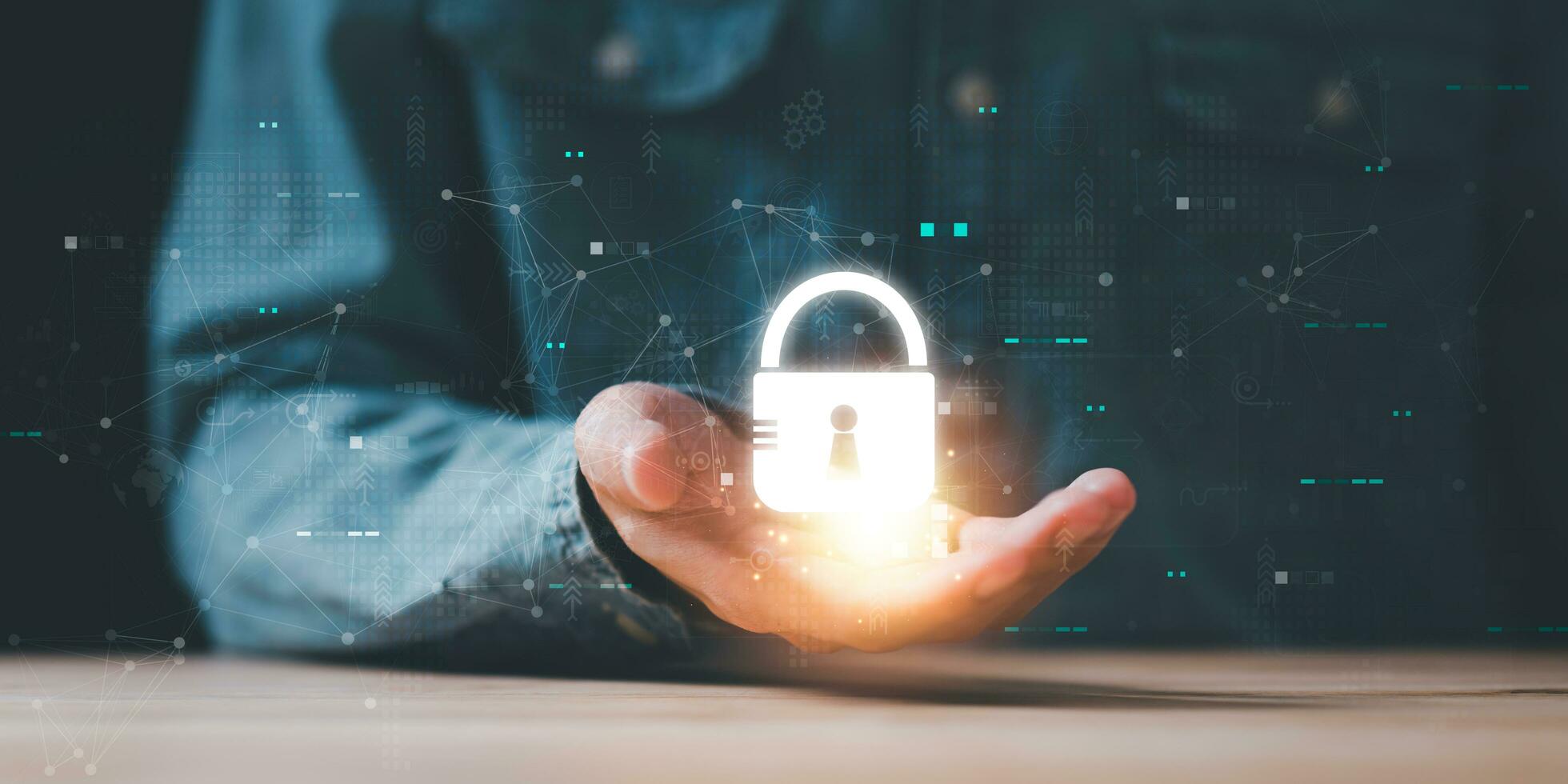 Les données protection concept et sécurise l'Internet Sécurité accès , cyber Sécurité La technologie ,connexion à en ligne base de données avec votre Nom d'utilisateur et mot de passe ,virus protection et sécurité alertes ,la cyber-sécurité photo