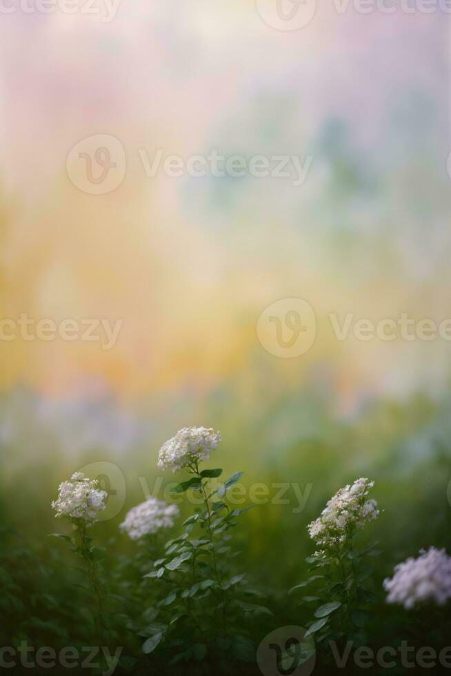 une bouquet de fleurs cette sont dans le herbe. ai généré photo