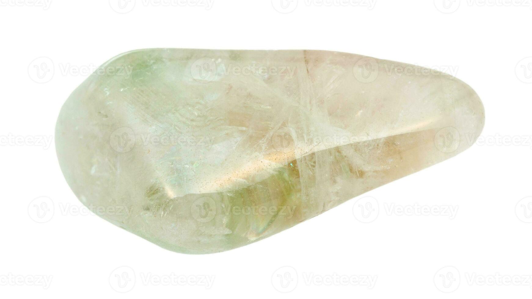 dégringolé prasiolite vert quartz gemme photo