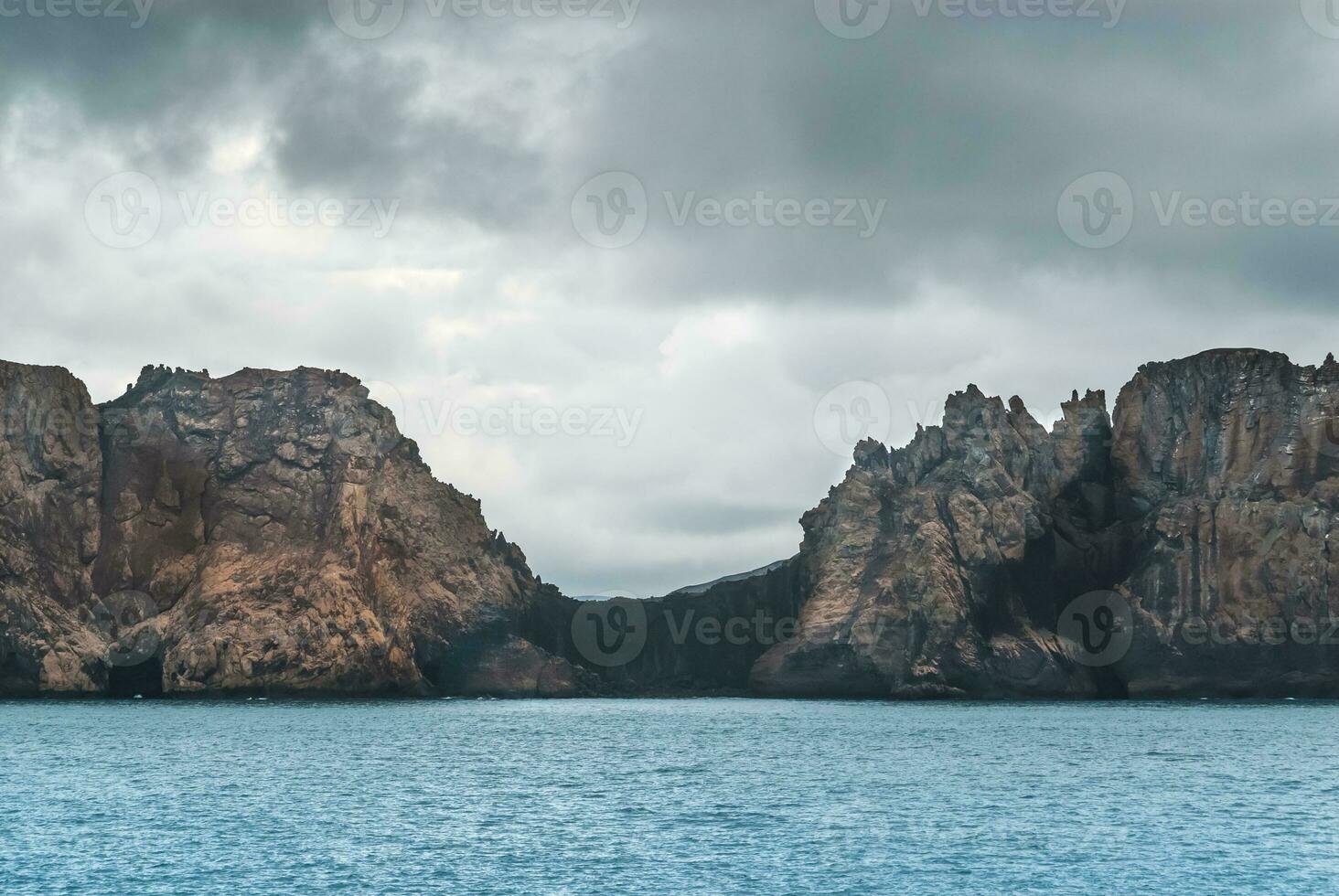 antarctique montagneux paysage, tromperie île photo