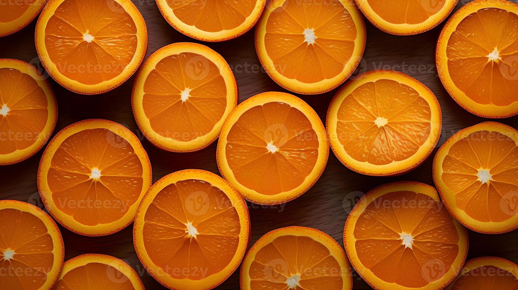 des oranges Contexte ai généré photo