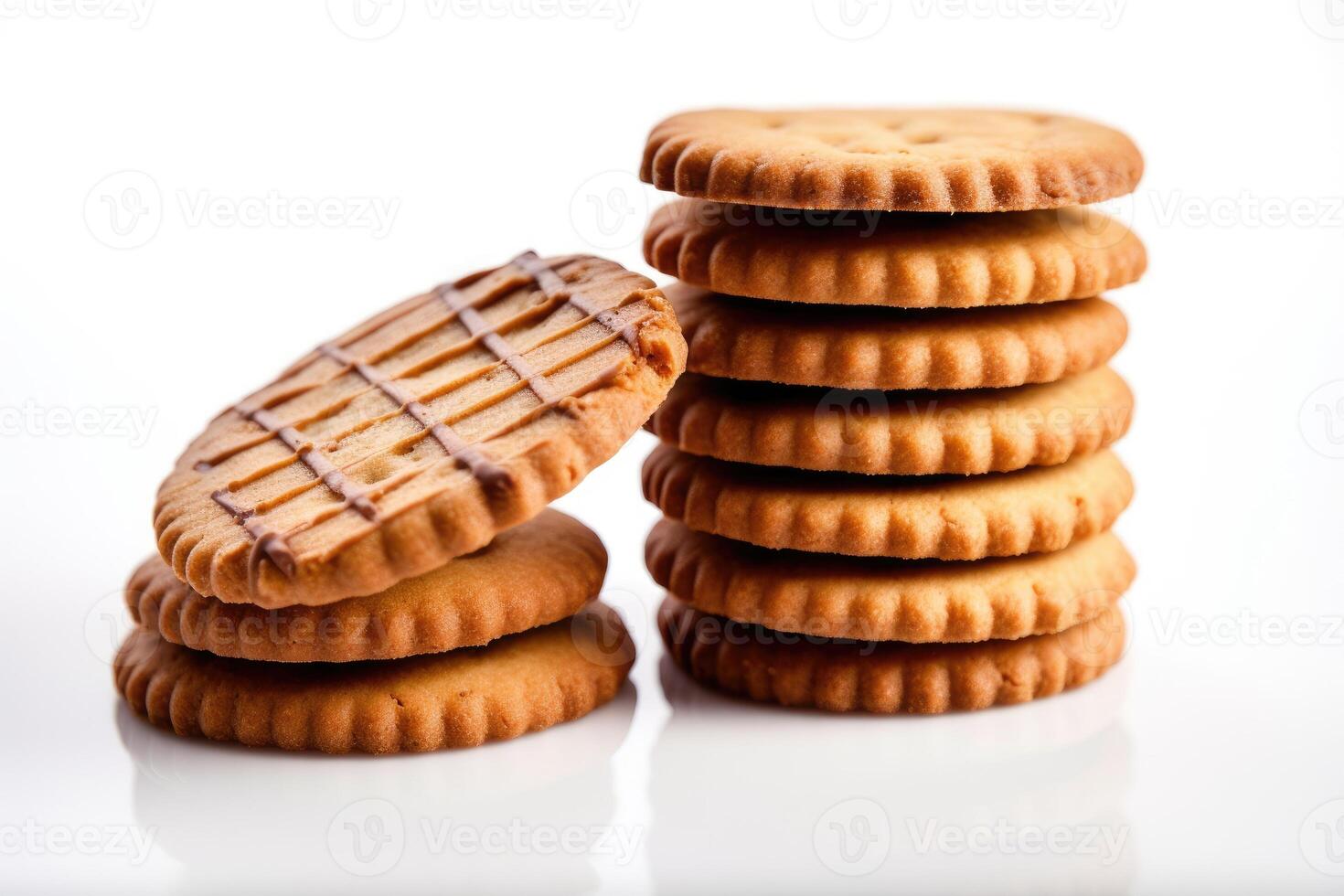 Stock photo de biscuit nourriture la photographie studio lumière ai généré