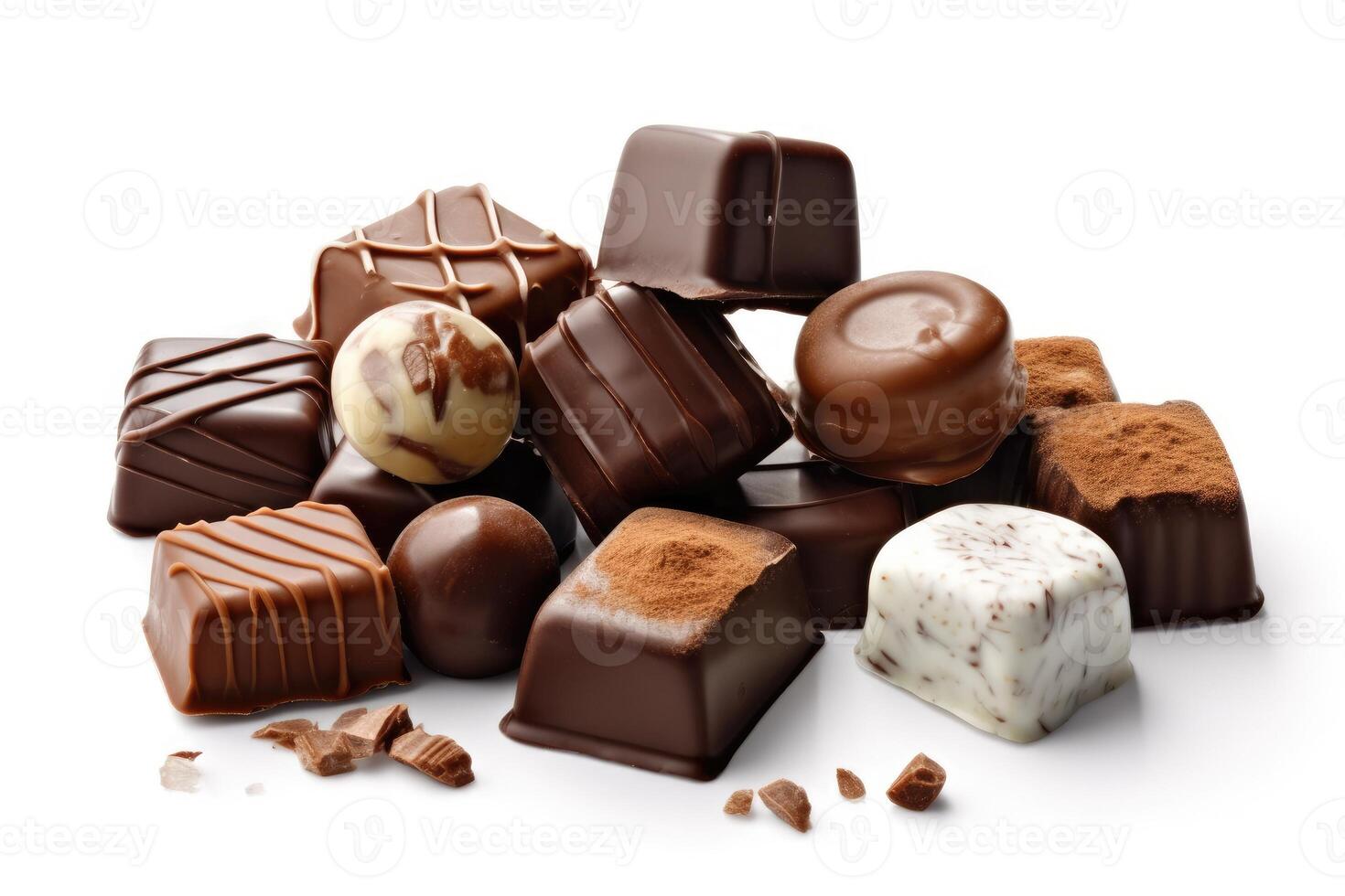 Stock photo de Chocolat confiserie nourriture la photographie ai généré