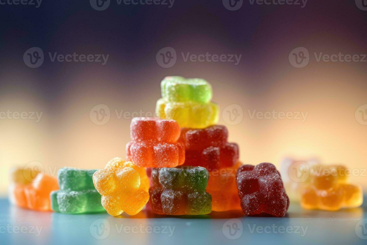 Stock photo de gommeux bonbons nourriture la photographie ai généré