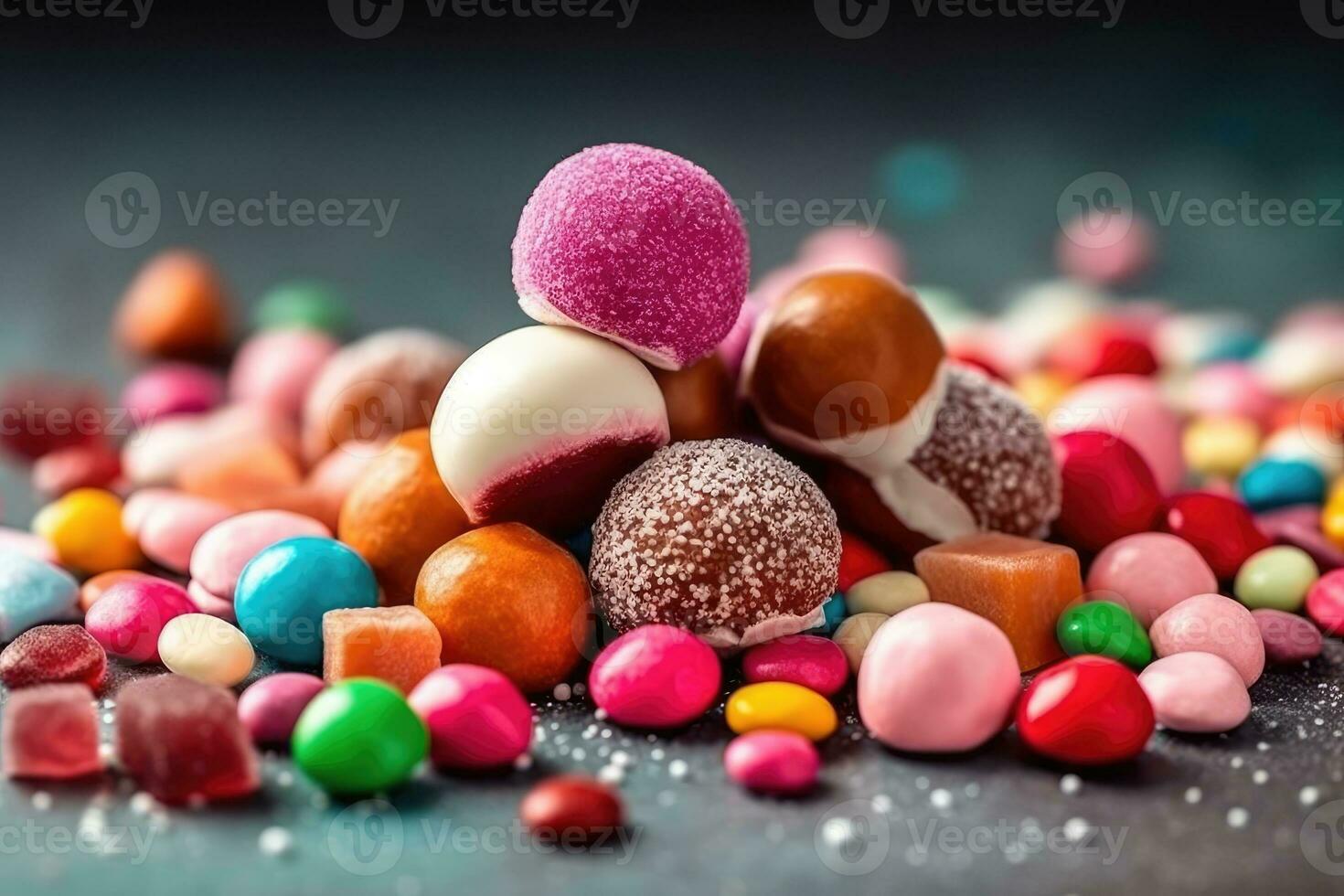 Stock photo de bonbons nourriture la photographie ai généré