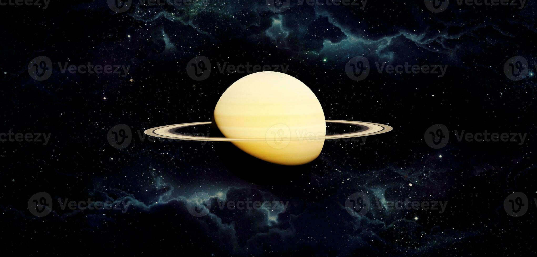 Saturne et ses anneaux univers Contexte planétaire anneaux 3d illustration photo
