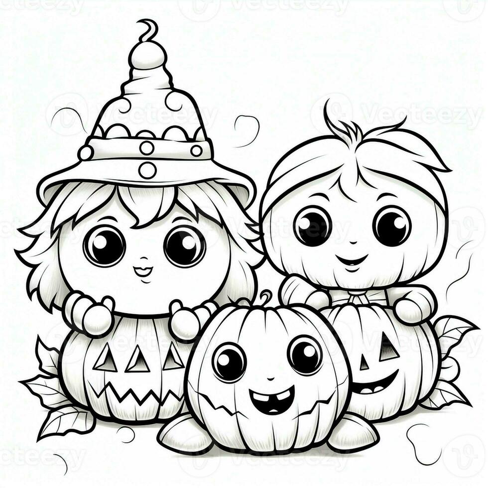 coloriages d'halloween photo