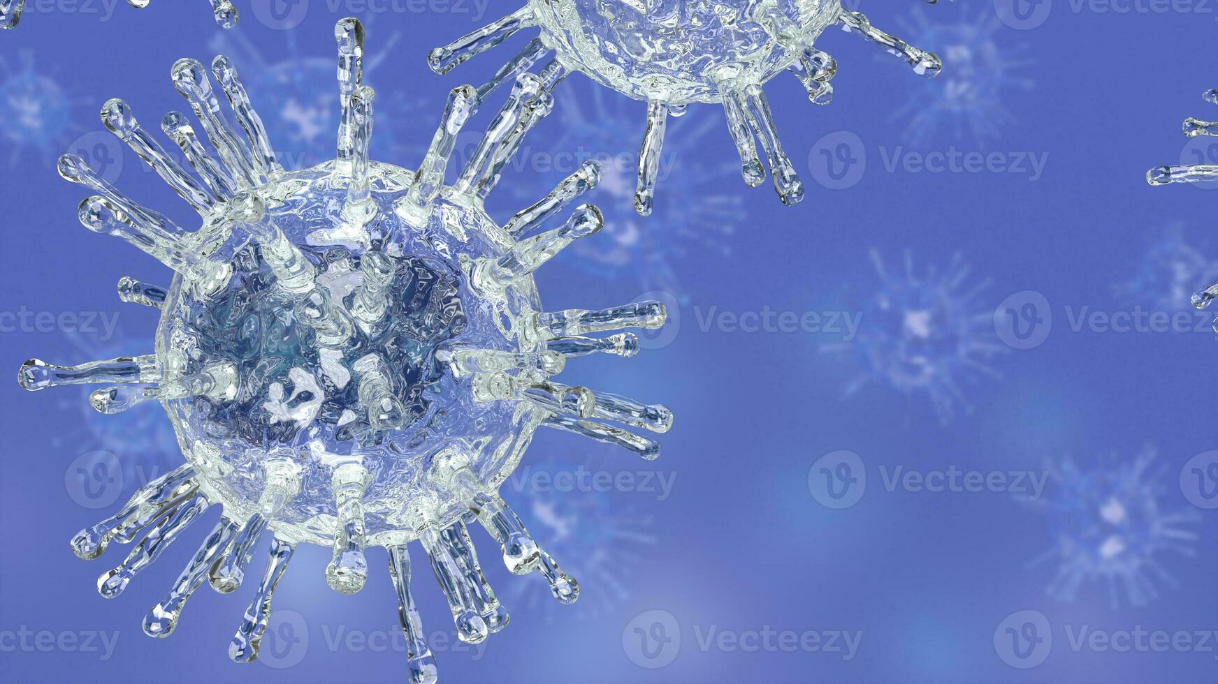 le coronavirus pour sci ou médical concept 3d le rendu photo