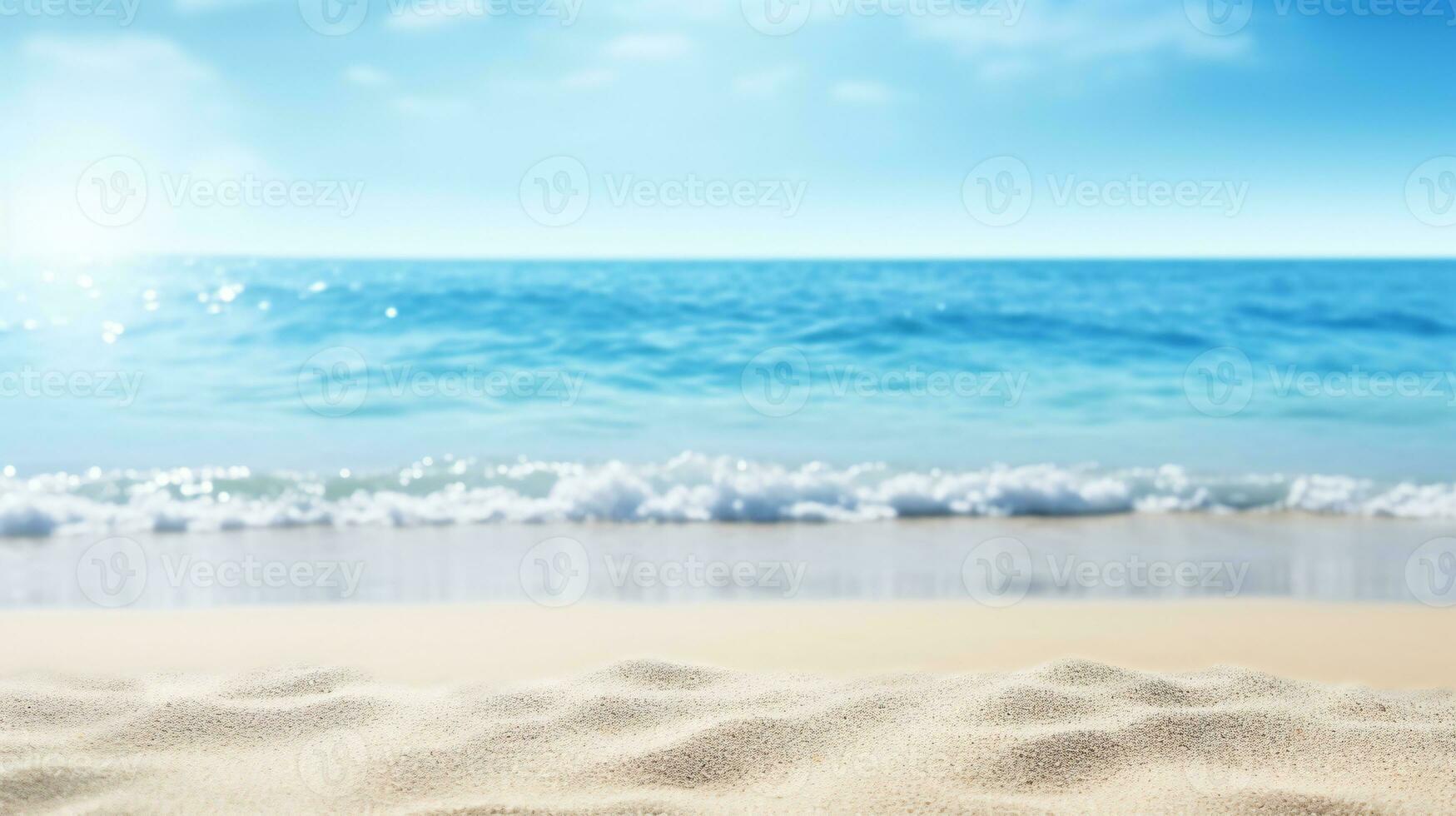 coloré plage parapluies garniture une sablonneux littoral photo