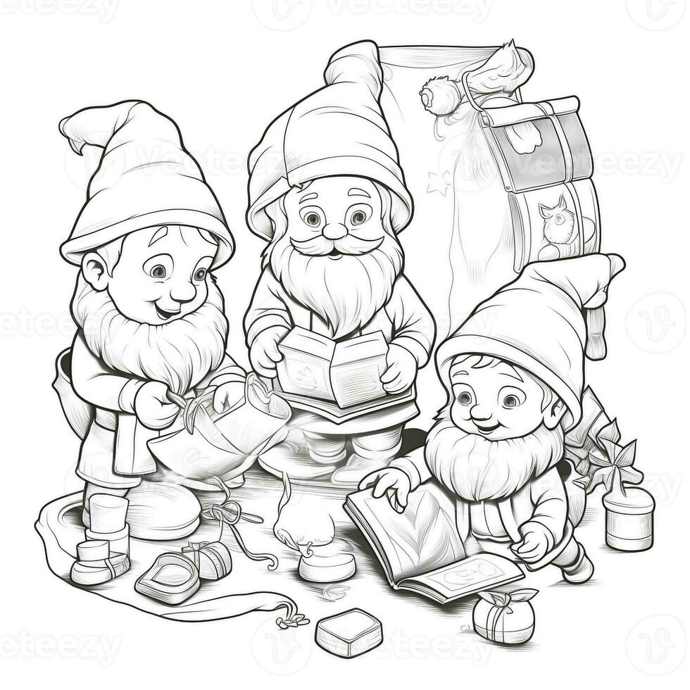 coloriages de noël photo