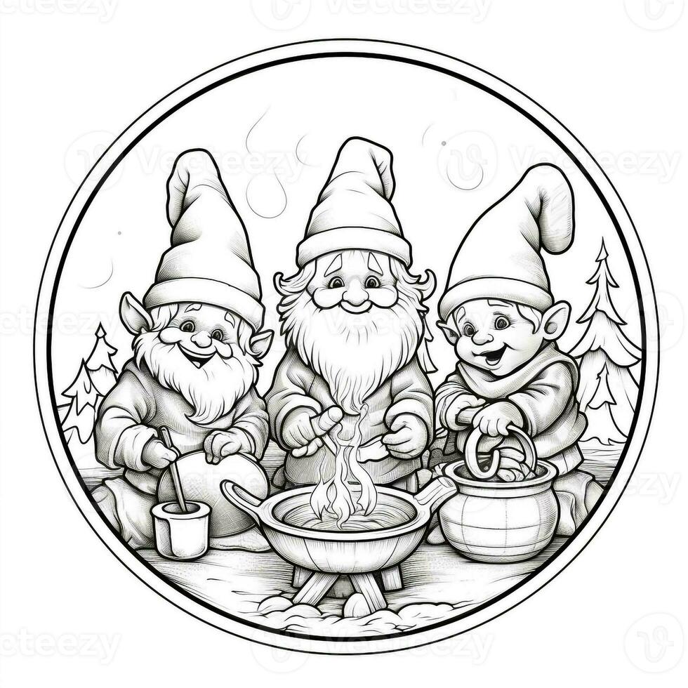 coloriages de noël photo