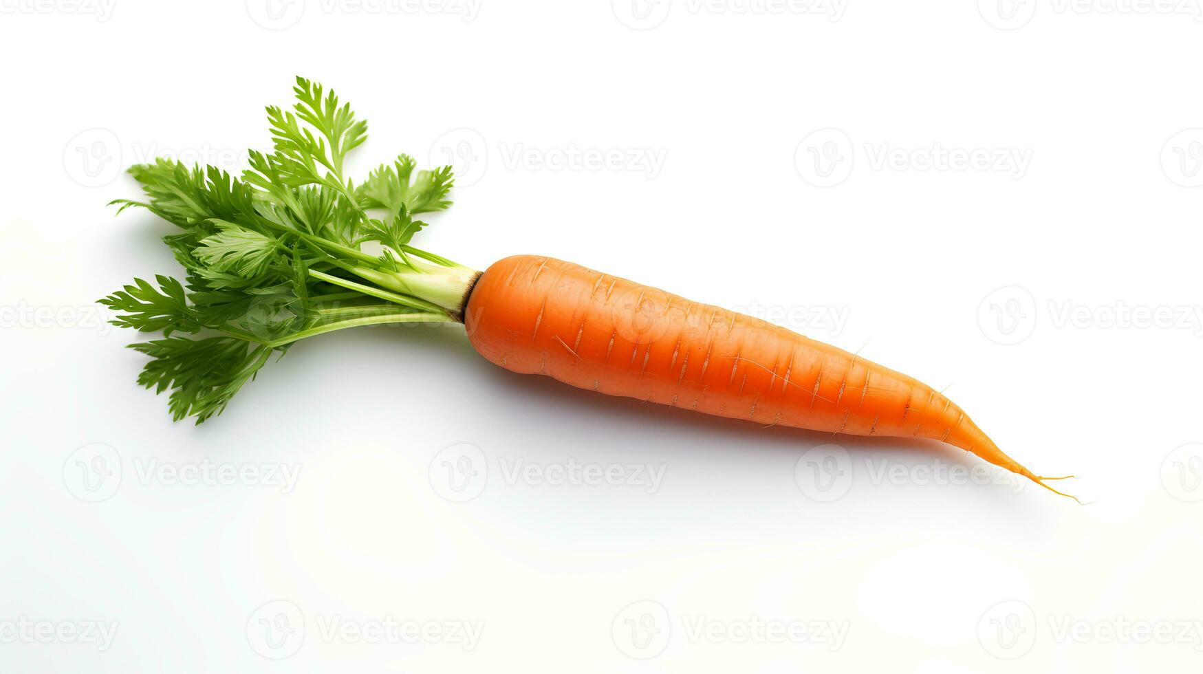 photo de carotte isolé sur blanc Contexte