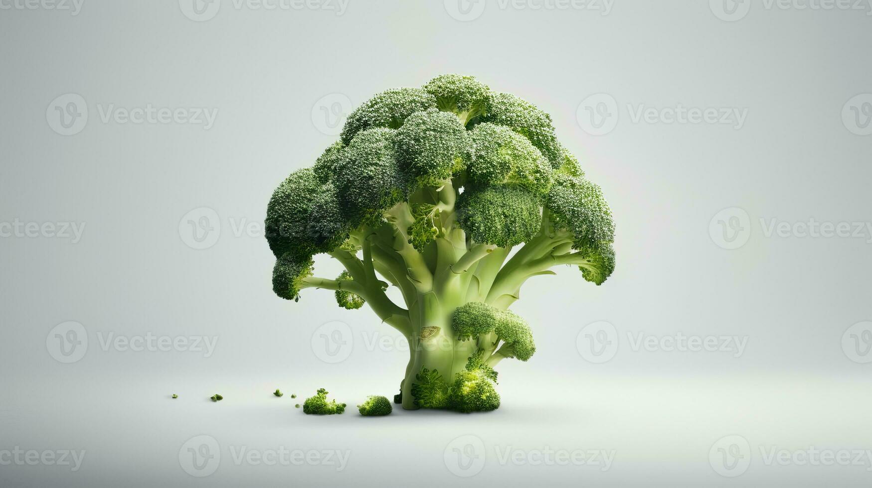 photo de brocoli isolé sur blanc Contexte