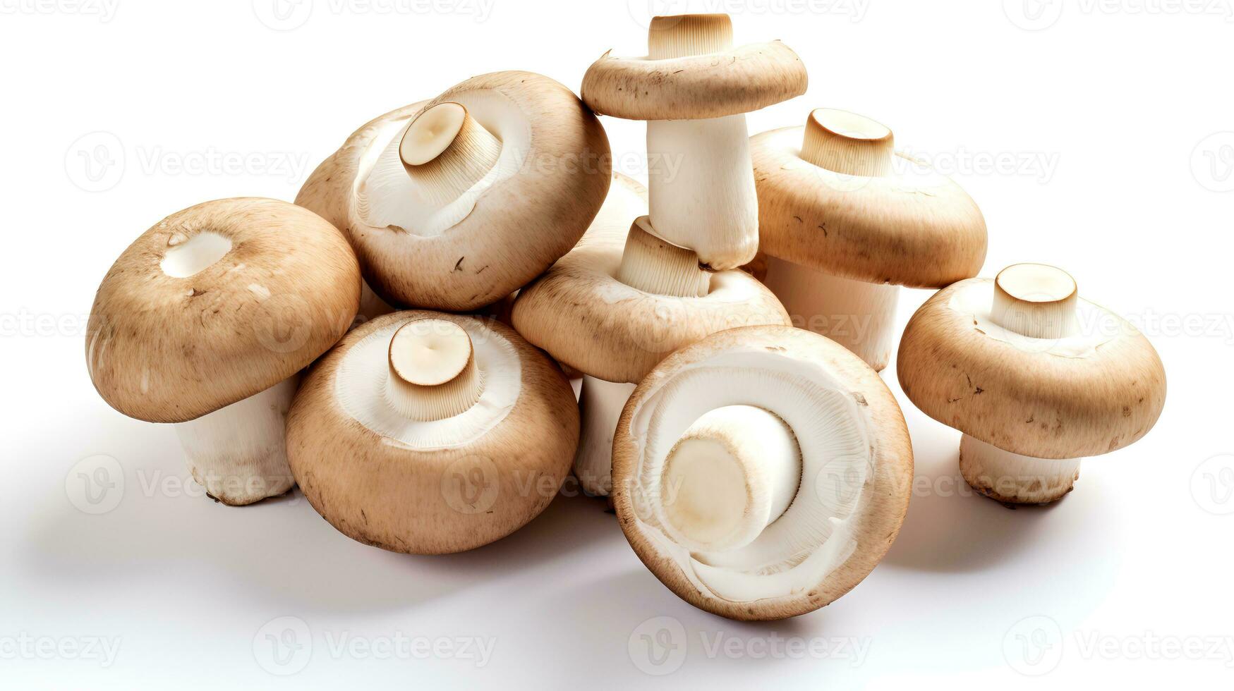 photo de champignons isolé sur blanc Contexte