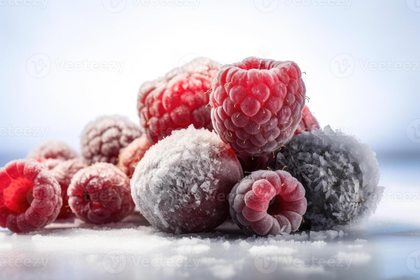 congelé fruit. vêtements sec dans le air. génératif ai technologie. photo