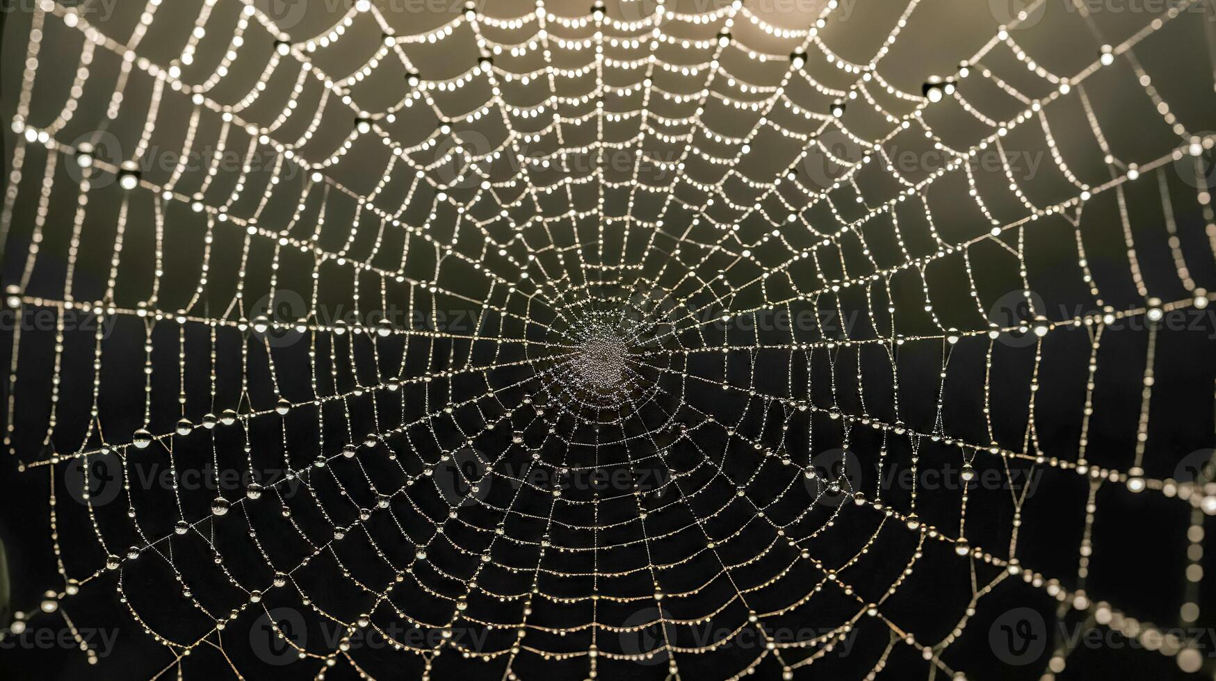 une araignée perché sur ses la toile avec une ciel Contexte 22623860 Photo  de stock chez Vecteezy