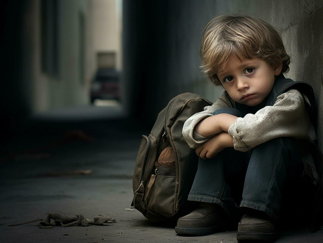 photo de émotif dynamique pose mexicain enfant dans école ai génératif