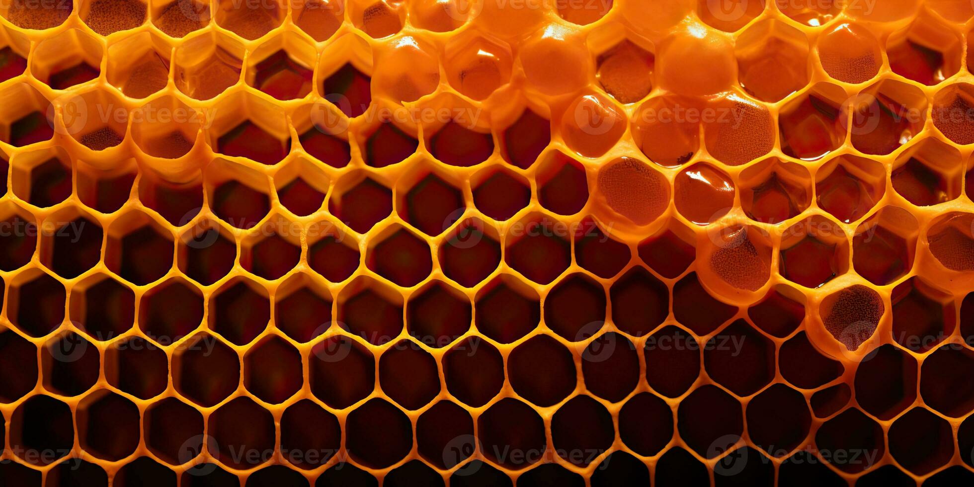 ai généré. ai génératif. hexagone nid d'abeille texture Contexte la nature manvas maquette conception la cire décoration. graphique art photo