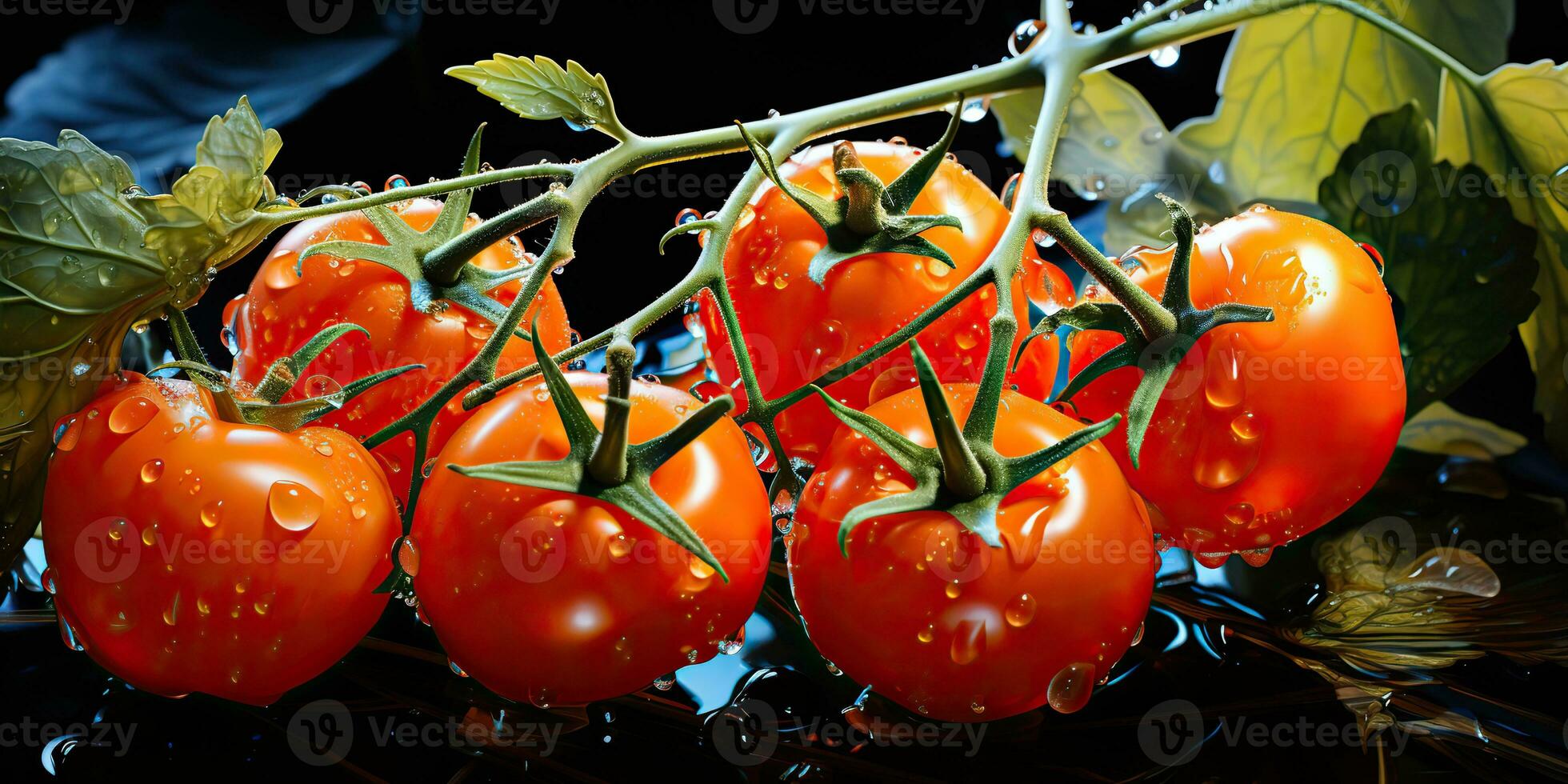 ai généré. ai génératif. beaucoup rouge Frais tomates des légumes agriculture. graphique art photo