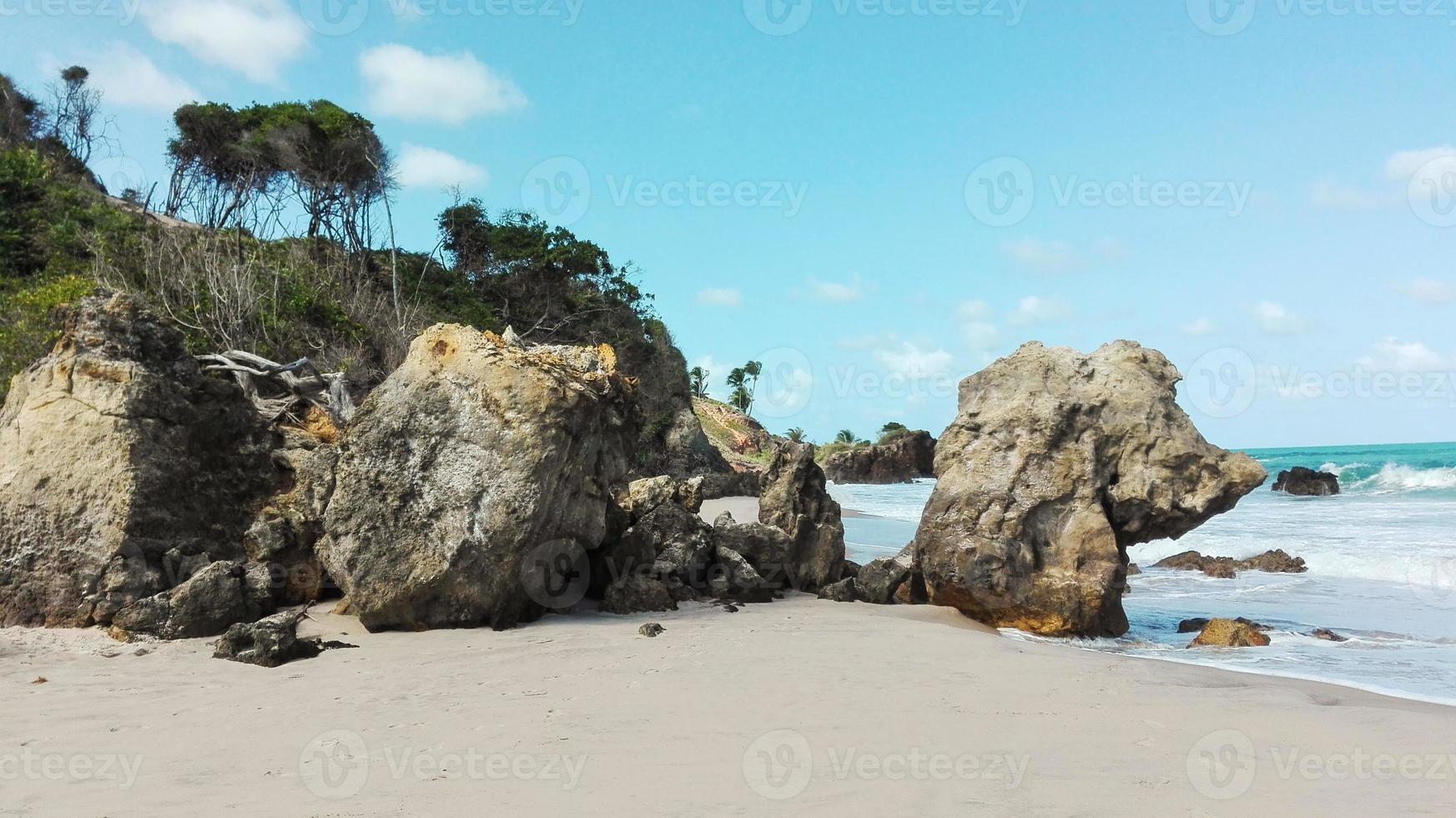 paysage naturel brésilien de la côte photo