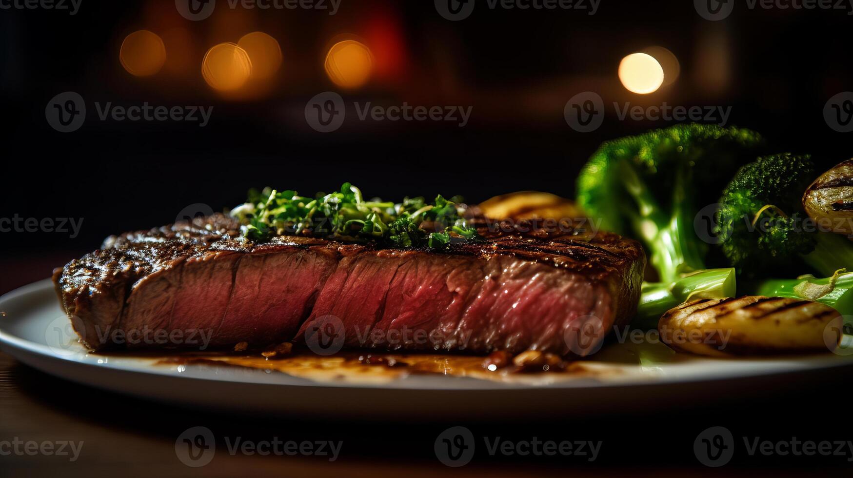 coulotte steak est délicieux aliments. ai généré. photo