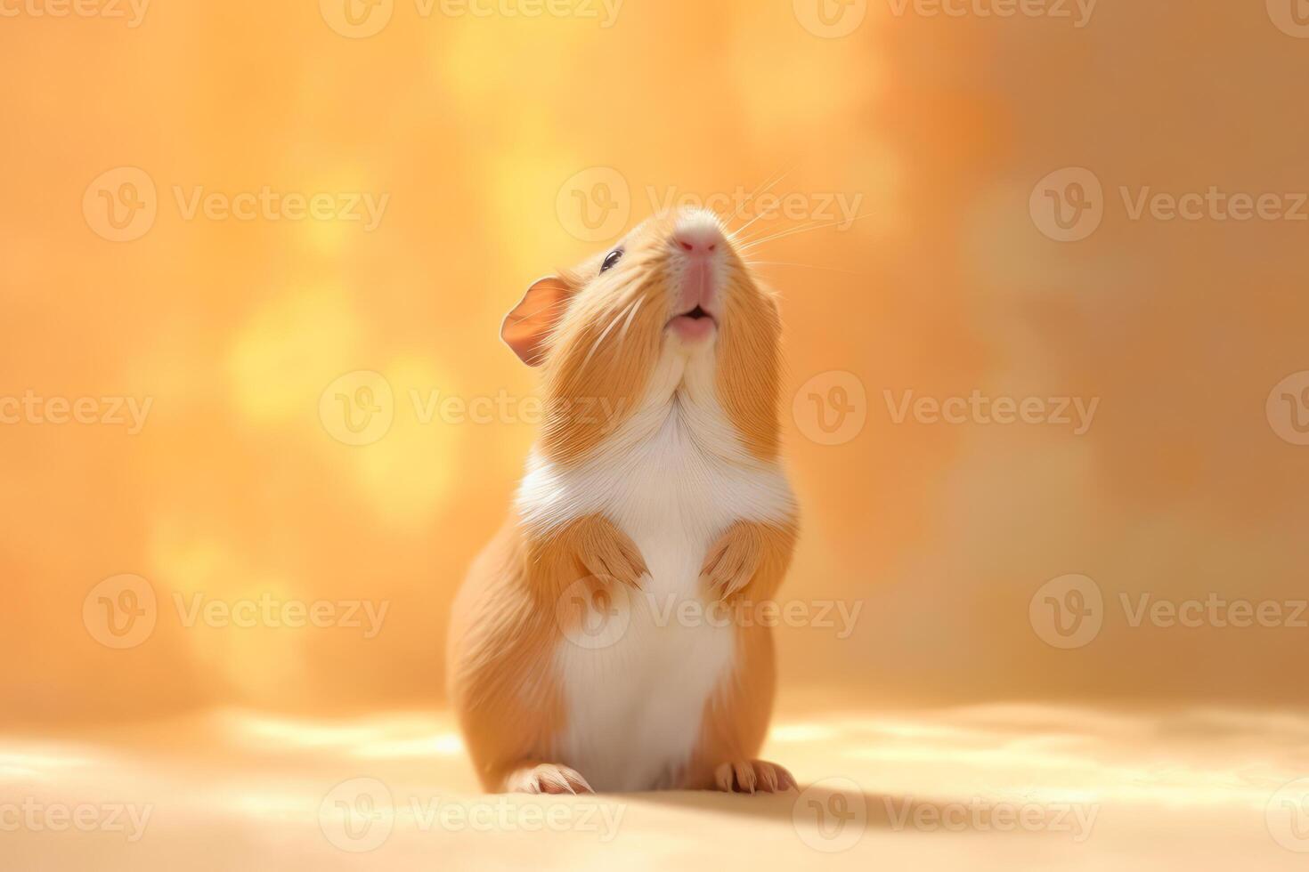 très mignonne Guinée porc dans nature, nationale géographie, large la vie animaux. ai généré. photo