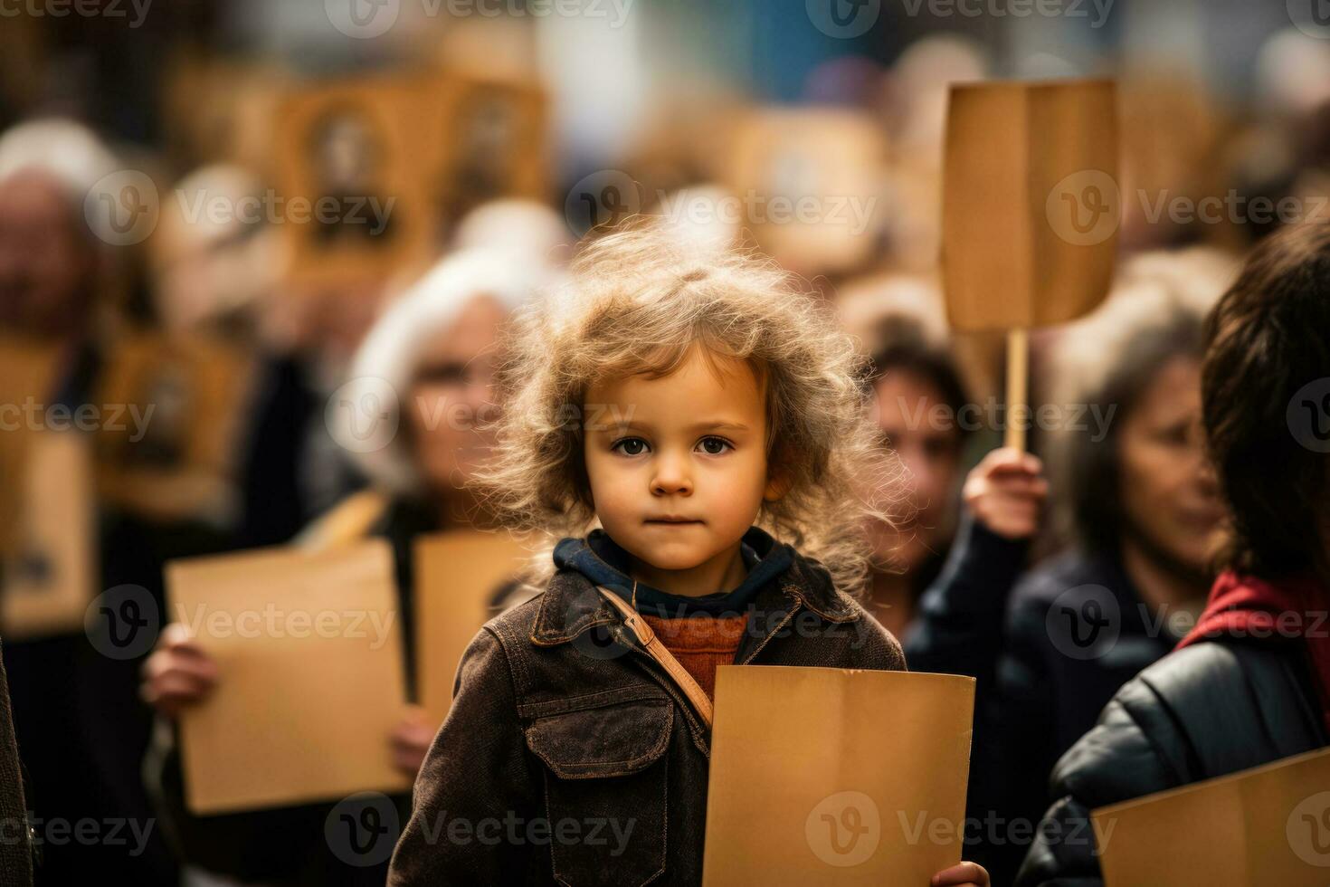 gens de tout âge supporter uni en portant des pancartes cette ours messages de Justice et égalité photo